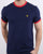 Lyle And Scott Ringer T Shirt Navy/Red