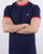 Lyle And Scott Ringer T Shirt Navy/Red