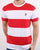 Lyle And Scott Wide Stripe T-shirt Red