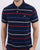 Gant Breton Stripe Polo Shirt Navy Multi