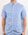 Gant Gingham Short Sleeve Shirt Pacific Blue