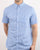 Gant Gingham Short Sleeve Shirt Pacific Blue