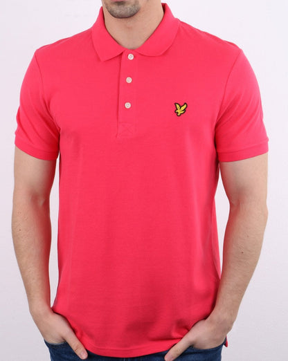 Lyle And Scott Polo Shirt Geranium Pink