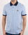 Lyle And Scott Check Polo Shirt Pool Blue
