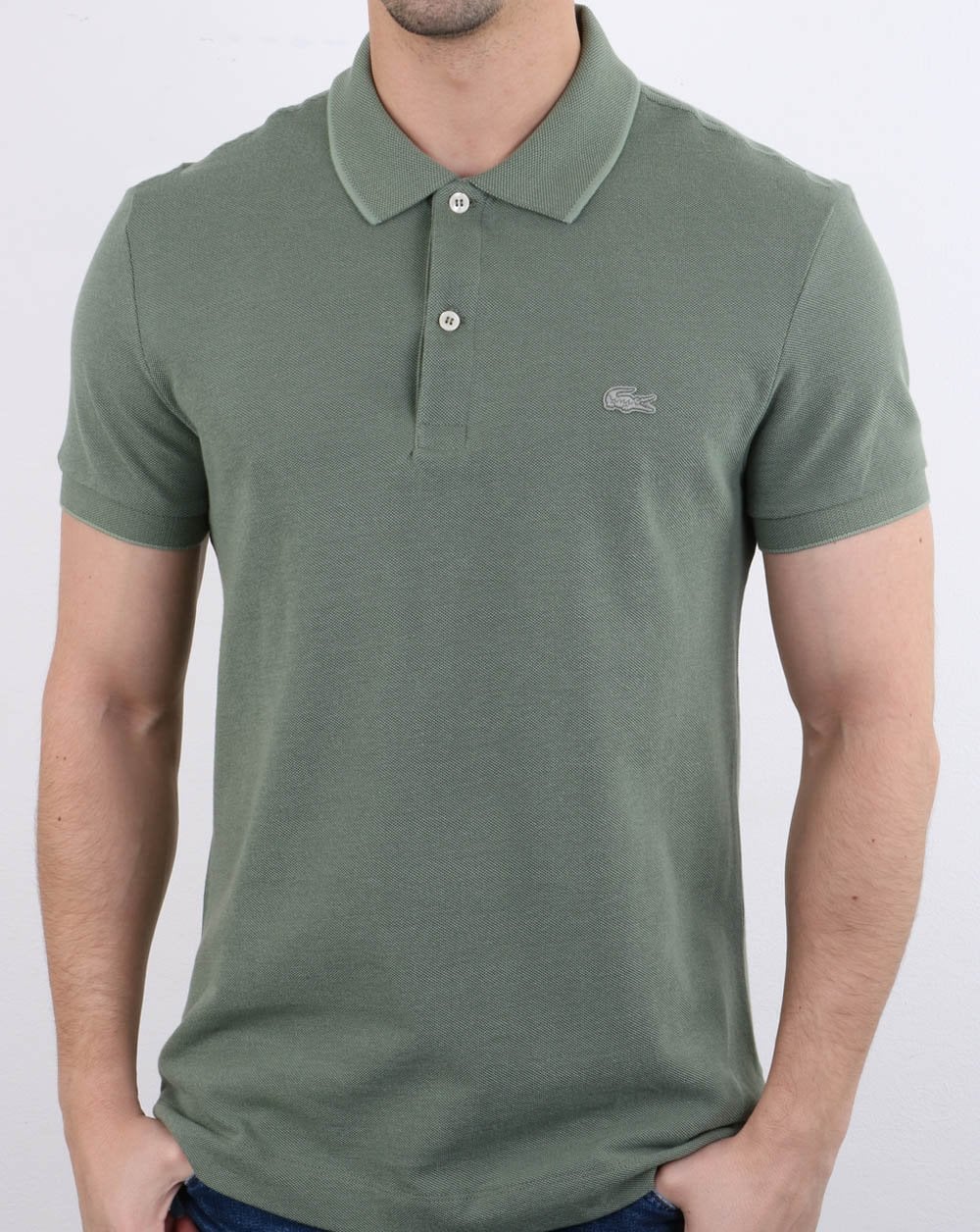 Lacoste Tonal Polo Shirt Thyme