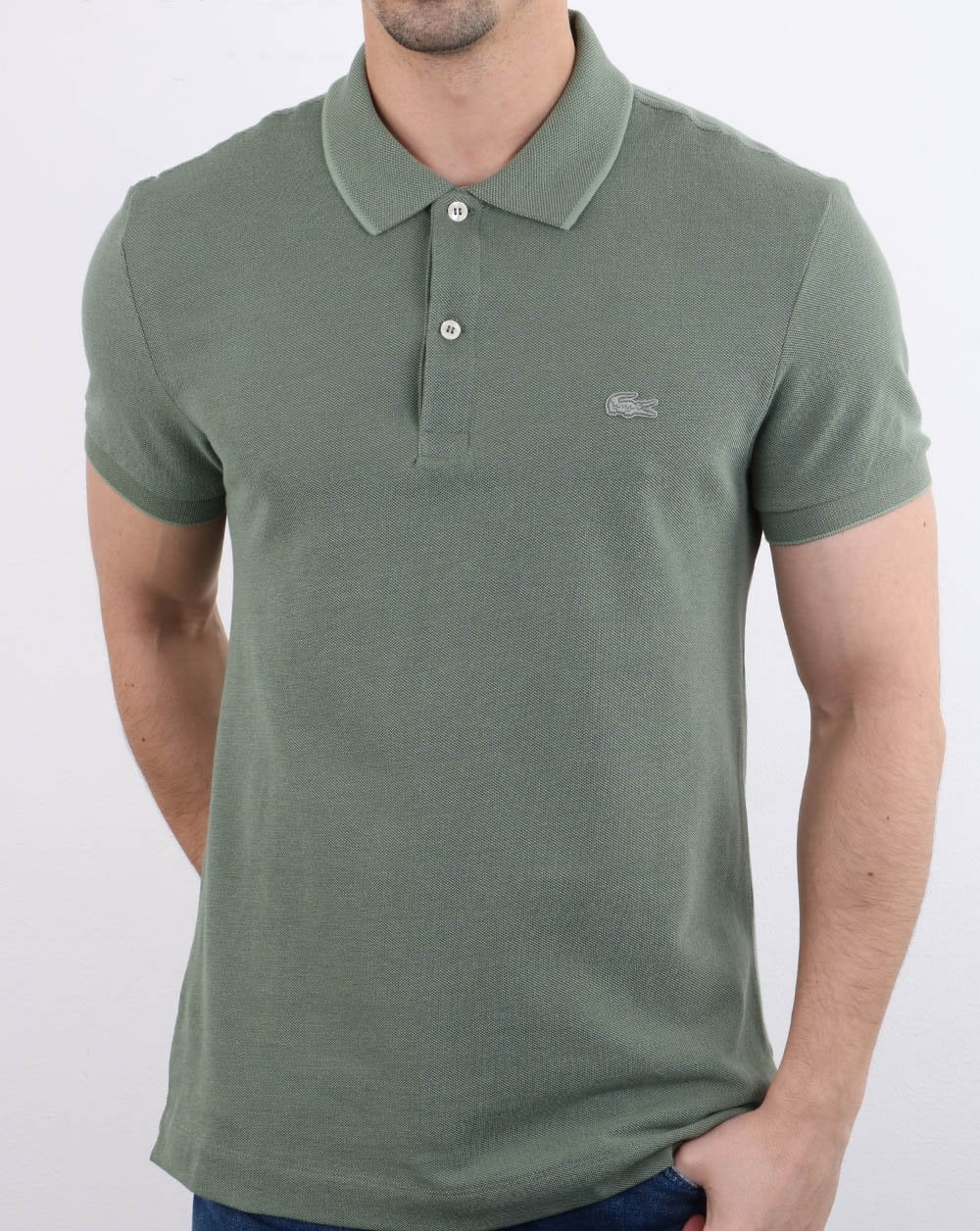 Lacoste Tonal Polo Shirt Thyme