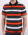 Lacoste Striped Polo Shirt Black/white