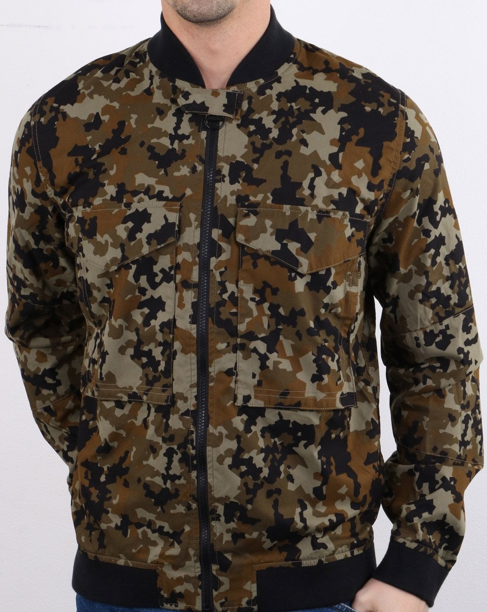 Barbour International Hex Camo Jacket
