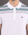 Lacoste Striped Polo Shirt White/Navy