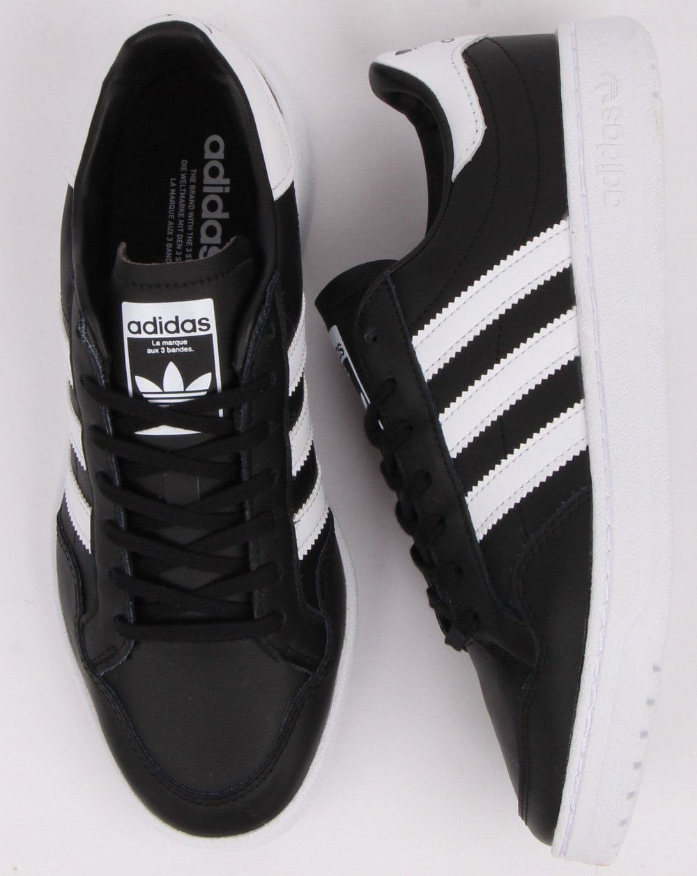 Adidas Team Court Trainers Black/White