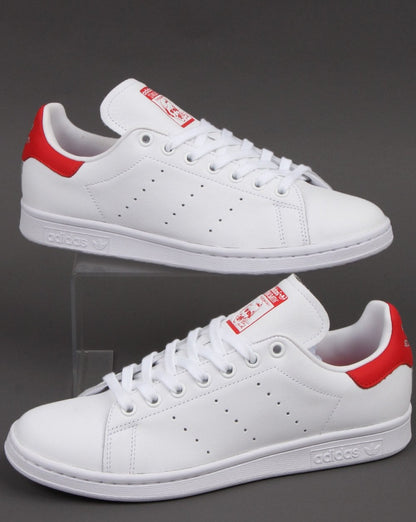Adidas Stan Smith Trainers White/Red
