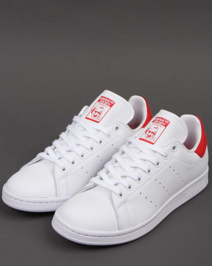 Adidas Stan Smith Trainers White/Red