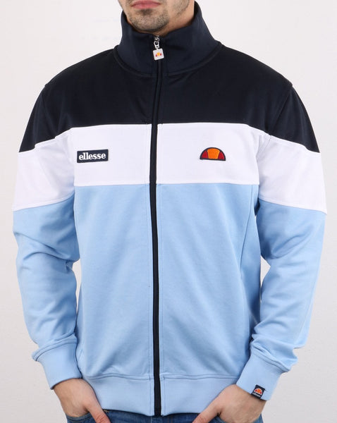 Ellesse Caprini Track Top Light Blue/white/navy