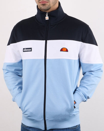 Ellesse Caprini Track Top Light Blue/white/navy