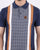 Trojan Houndstooth Polo Shirt Navy