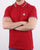 Trojan Classic Tipped Polo Shirt Red