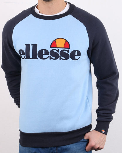 Ellesse 90s Raglan Sweat Sky/Navy