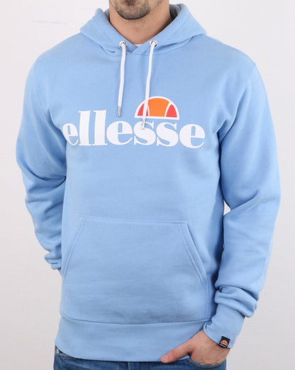 Ellesse Logo Hoody Light Blue