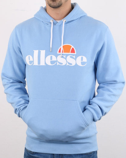 Ellesse Logo Hoody Light Blue