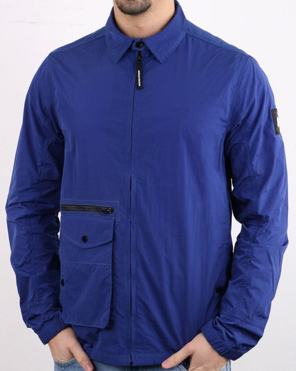 Weekend Offender Vinnie Overshirt Electric Blue
