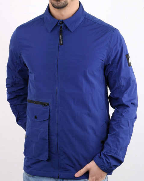 Weekend Offender Vinnie Overshirt Electric Blue