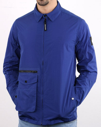 Weekend Offender Vinnie Overshirt Electric Blue