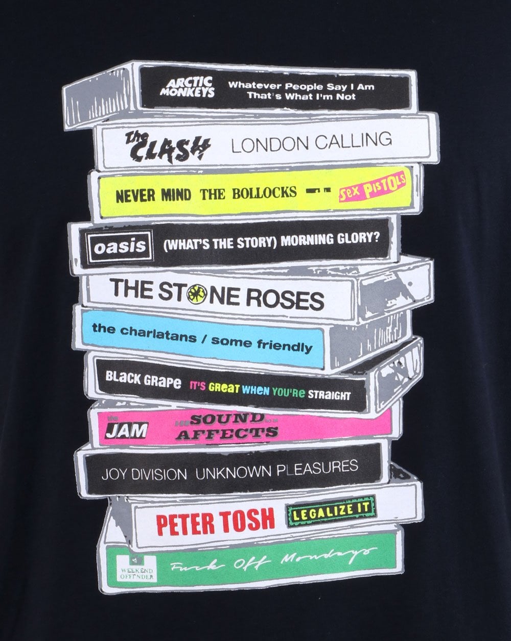 Weekend Offender Cassettes T-shirt Navy