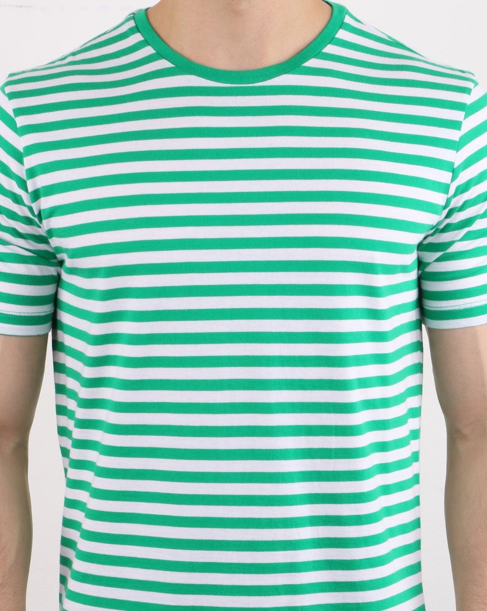 Benetton Stripe T-shirt Green