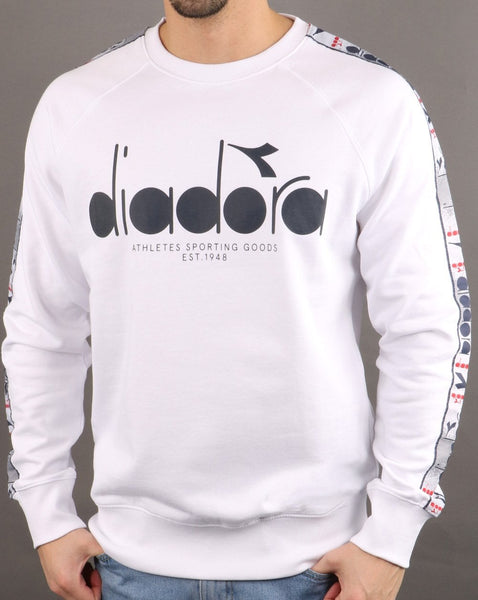 Diadora Logo Sweatshirt Optical White