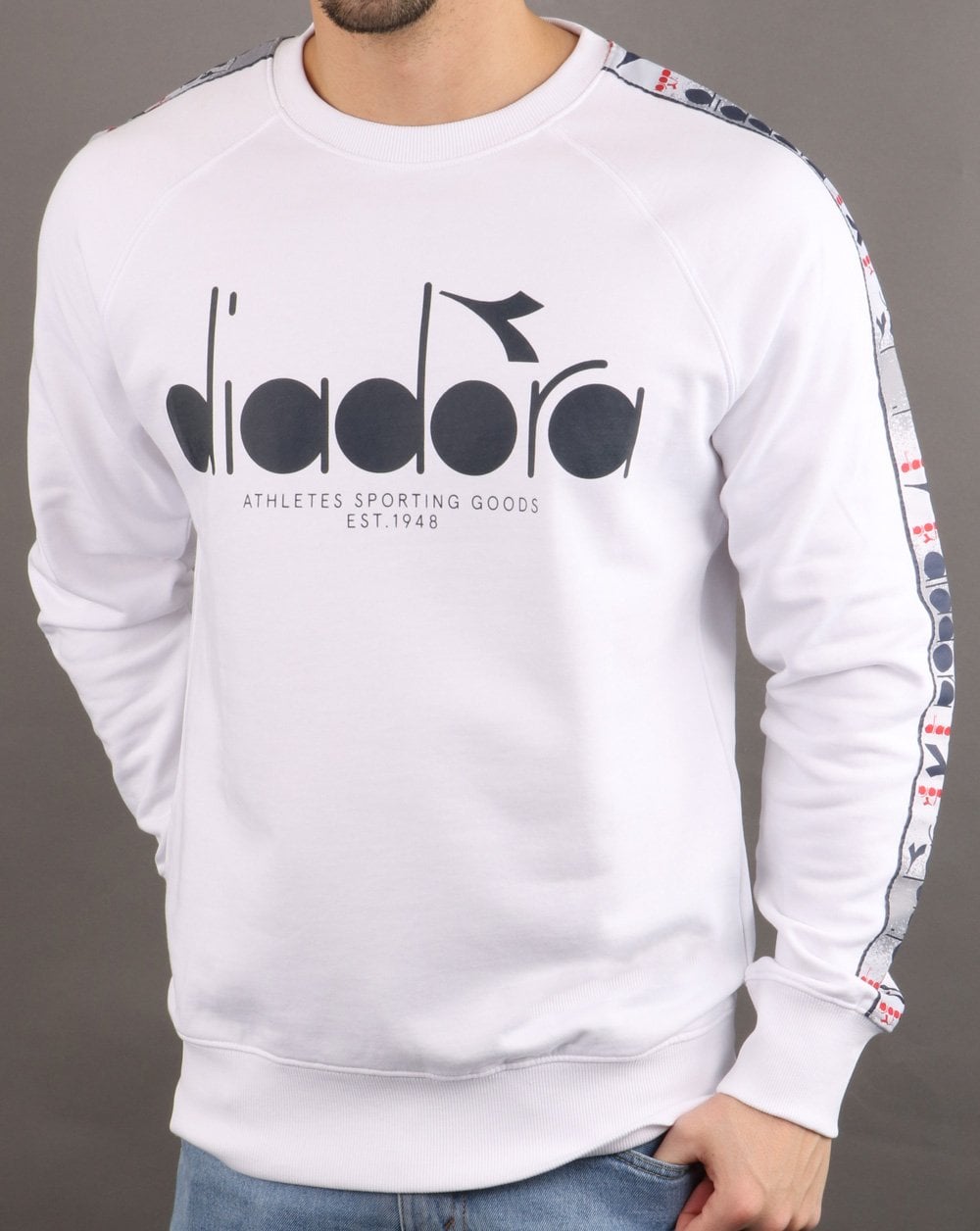 Diadora Logo Sweatshirt Optical White