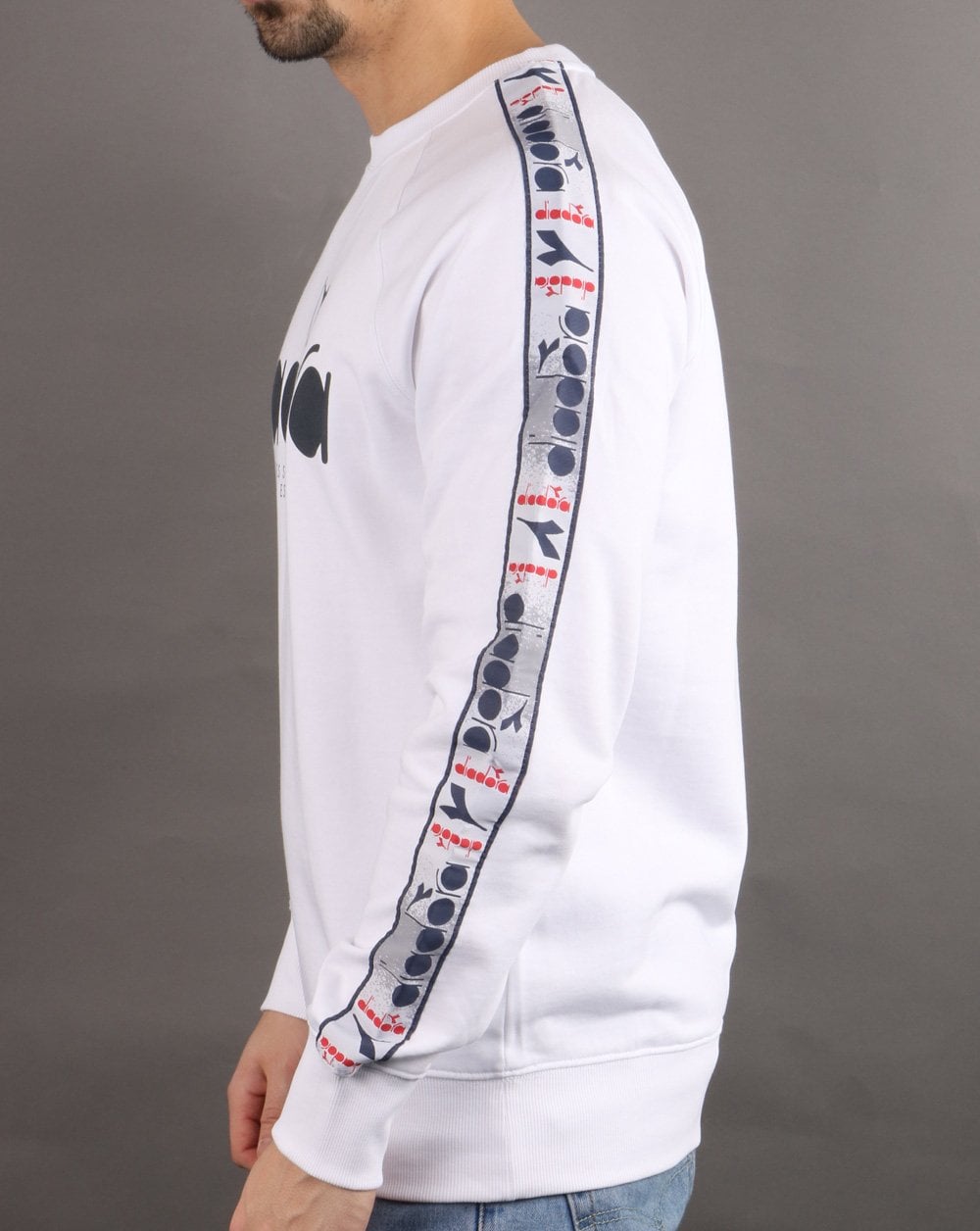 Diadora Logo Sweatshirt Optical White