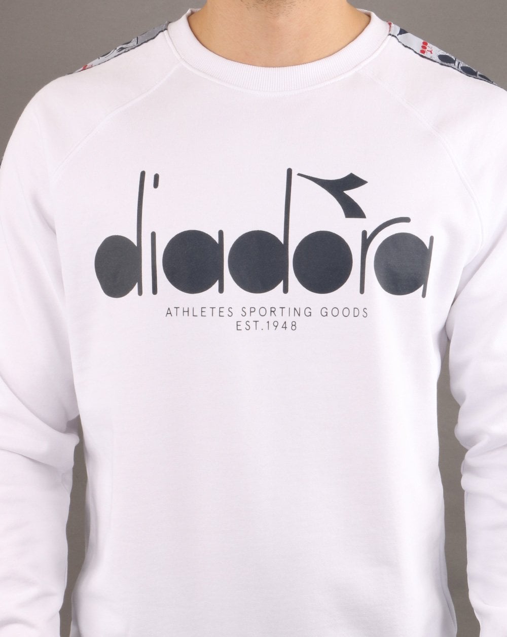 Diadora Logo Sweatshirt Optical White