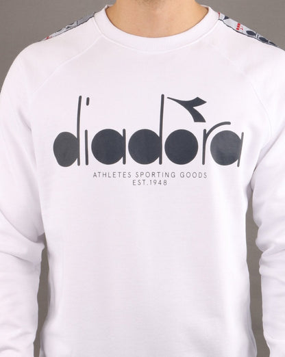 Diadora Logo Sweatshirt Optical White