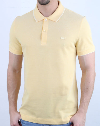 Lacoste Tonal Polo Shirt Yellow