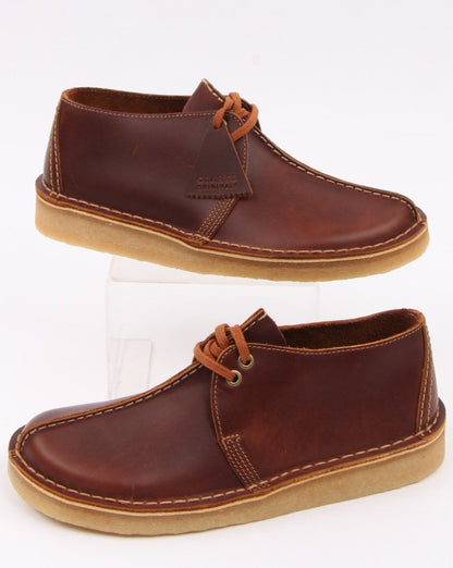 Clarks Originals Desert Trek Shoe Tan Leather