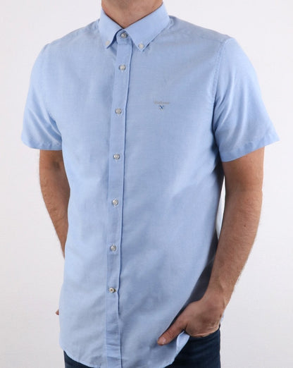 Barbour Oxford Short Sleeve Shirt Sky
