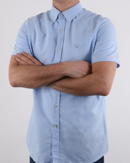 Barbour Oxford Short Sleeve Shirt Sky