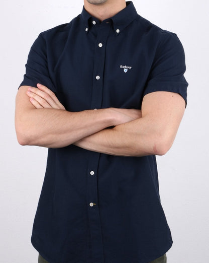 Barbour Oxford Short Sleeve Shirt Navy