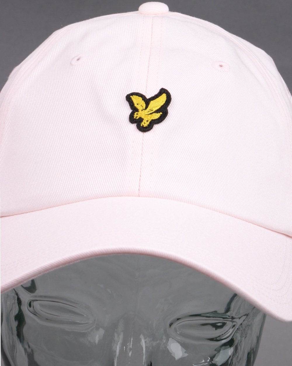 Lyle And Scott Cotton Twill Baseball Cap Pastel Pink