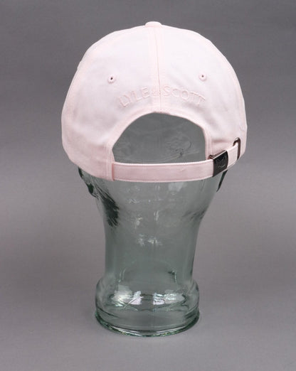 Lyle And Scott Cotton Twill Baseball Cap Pastel Pink