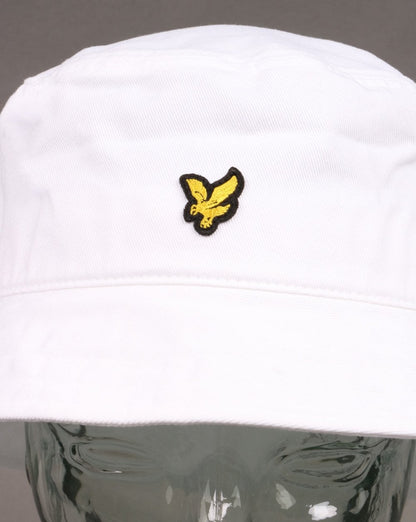 Lyle And Scott Cotton Twill Bucket Hat White