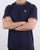Fila Vintage Retro Ringer T Shirt Navy