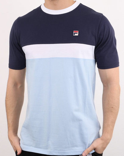 Fila Vintage Colours T-shirt Sky/Navy/White