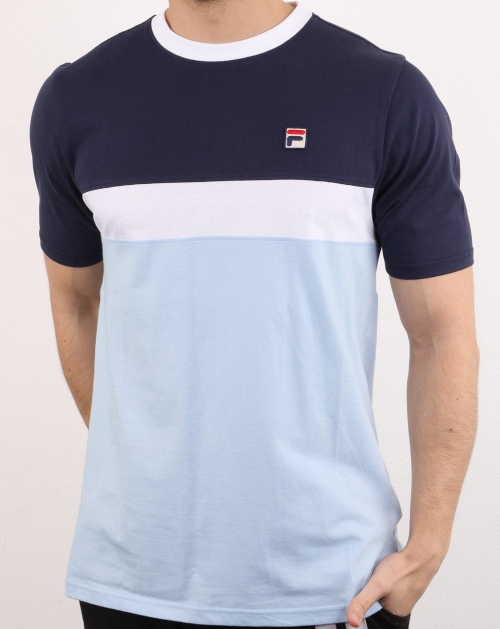 Fila Vintage Colours T-shirt Sky/Navy/White