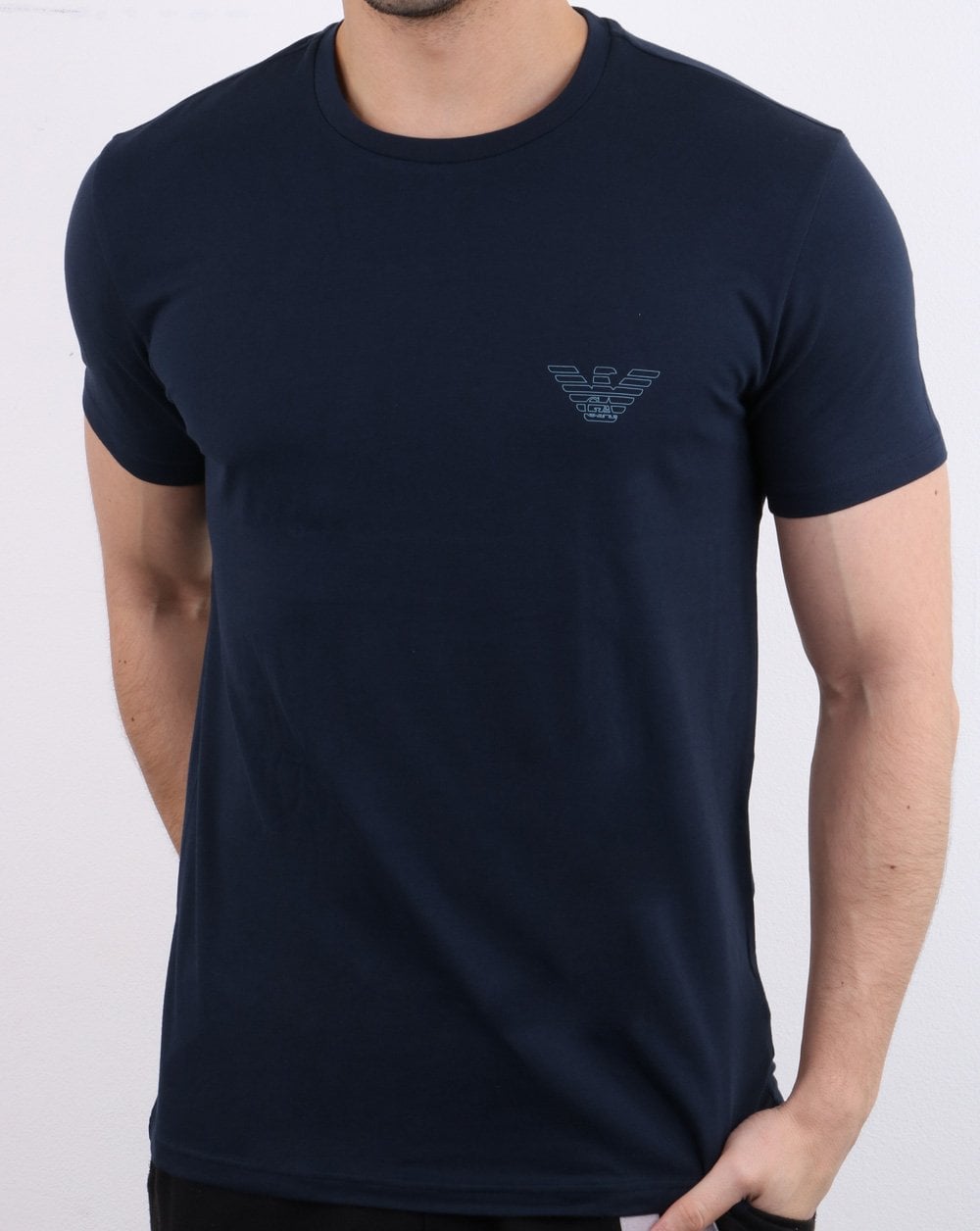 Emporio Armani Organic Cotton T-shirt Navy