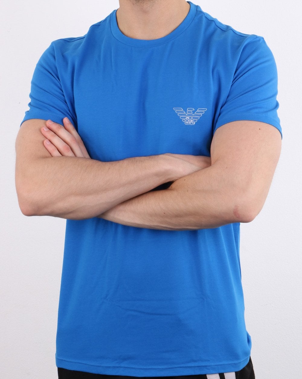 Emporio Armani Organic Cotton T-shirt Royal Blue