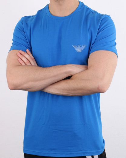 Emporio Armani Organic Cotton T-shirt Royal Blue