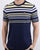 Fila Vintage Business T Shirt Navy/White/Yellow