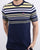 Fila Vintage Business T Shirt Navy/White/Yellow