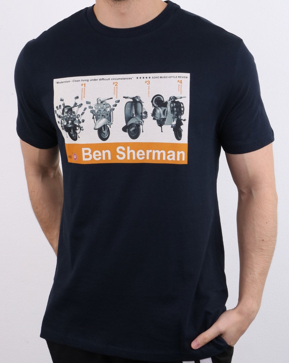 Ben Sherman Renton T-shirt Navy